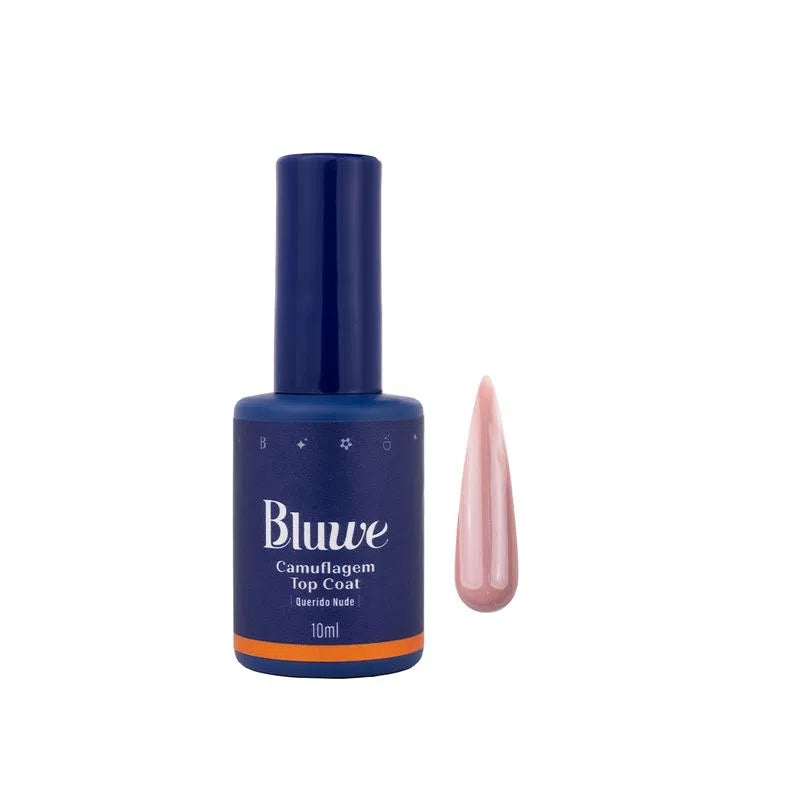 Bluwe Top Coat Camuflagem Querido Nude 10ml - Loja Maganda