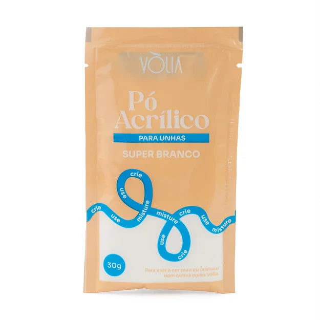 Pó Acrílico Vòlia Super Branco - 30g